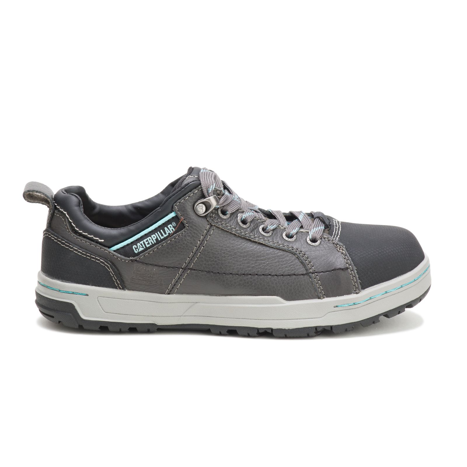 Caterpillar Women's Brode Steel Toe Steel Toe Shoes Dark Grey/Mint CAT-92468